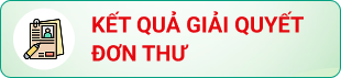Kết quả giải quyết đơn thư
