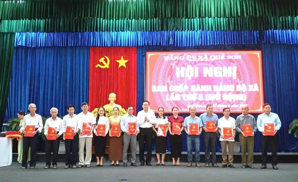 Hội nghị Ban Chấp hành Đảng bộ xã Quế Sơn lần thứ 5, nhiệm kỳ 2025-2030