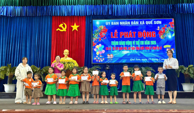 Xã Quế Sơn phát động Tháng hành động vì trẻ em năm 2026