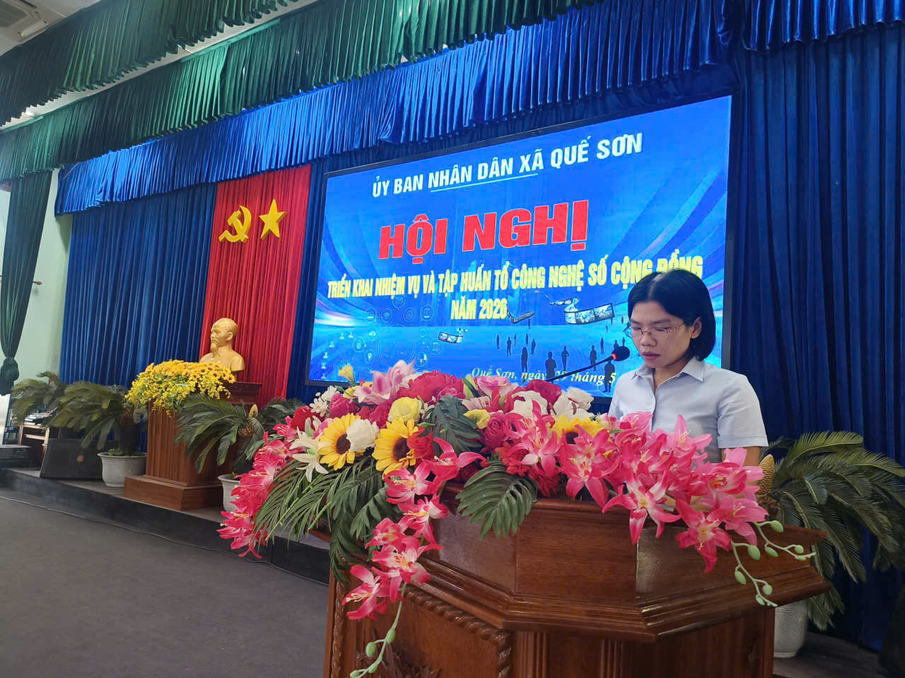 Quế Sơn tổ chức Hội nghị triển khai nhiệm vụ và tập huấn Tổ Công nghệ số cộng đồng gắn với Phong trào “Bình dân học vụ số” năm 2026