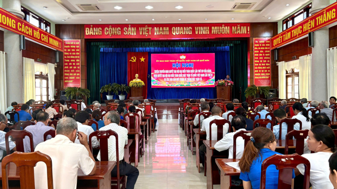 MTTQ Việt Nam xã Quế Sơn quán triệt Nghị quyết Đại hội đại biểu toàn quốc lần thứ XIV của Đảng, Nghị quyết Đại hội đại biểu toàn quốc MTTQ Việt Nam lần thứ XI và các văn bản mới trong hệ thống Mặt trận xã