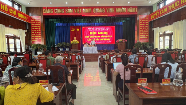 Đảng ủy xã Quế Sơn sơ kết công tác 6 tháng đầu năm 2026