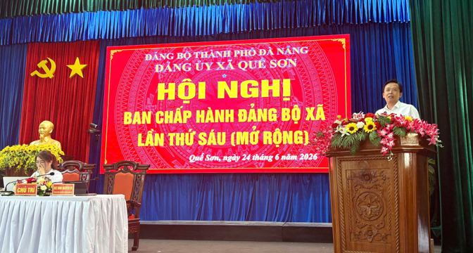 Hội nghị Ban Chấp hành Đảng bộ xã Quế Sơn lần thứ sáu (mở rộng)