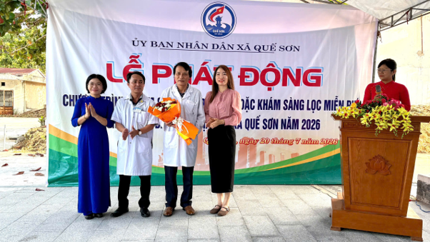 Quế Sơn phát động Chương trình khám sức khỏe sàng lọc miễn phí cho người dân năm 2026