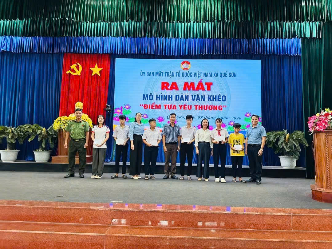 Quế Sơn ra mắt mô hình “Điểm tựa yêu thương”, nhận đỡ đầu 31 trẻ em có hoàn cảnh khó khăn