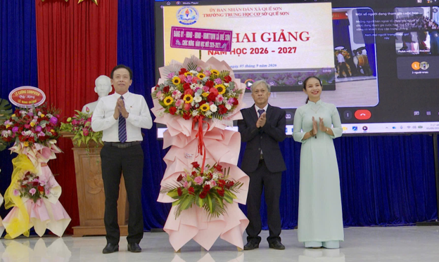 Quế Sơn rộn ràng không khí khai giảng năm học mới 2026 – 2027